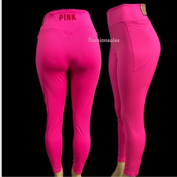 Victoria’s Secret Pink Active Soft Ultimate high Waist Full Length V leggings XL - Picture 1 of 5